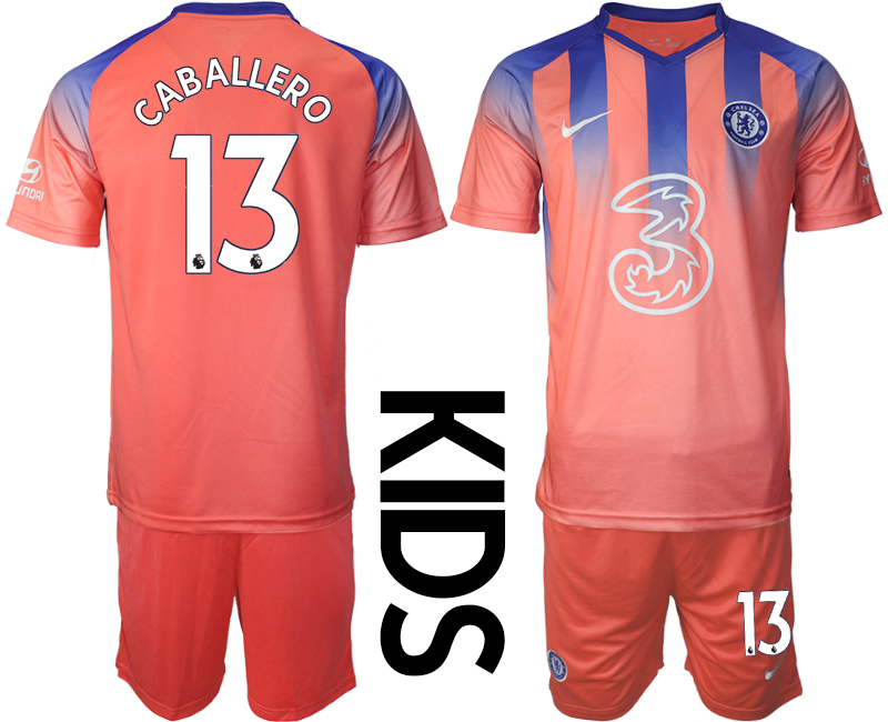 2021 Chelsea FC away Youth #13 soccer jerseys->youth soccer jersey->Youth Jersey